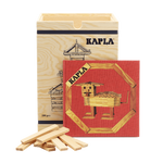 KAPLA® 280er KASTEN : 280 Plättchen + 1 Buch rot