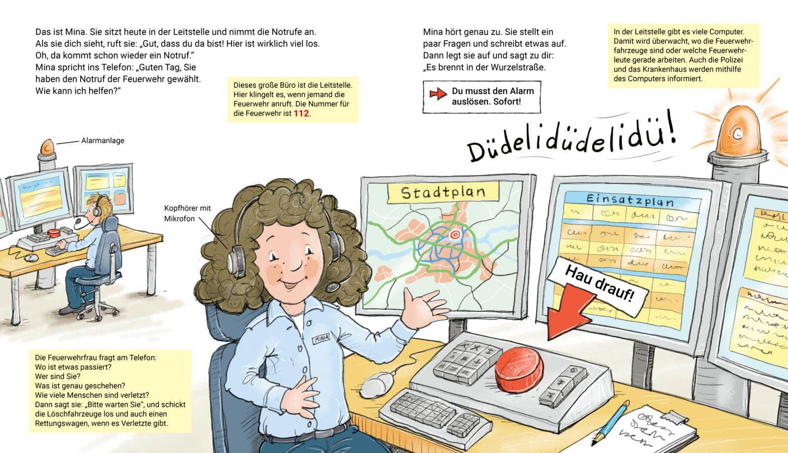 Mach mit - Bei der Feuerwehr Sandra Grimm 9783551254436 Carlsen Verlag GmbH (4)
