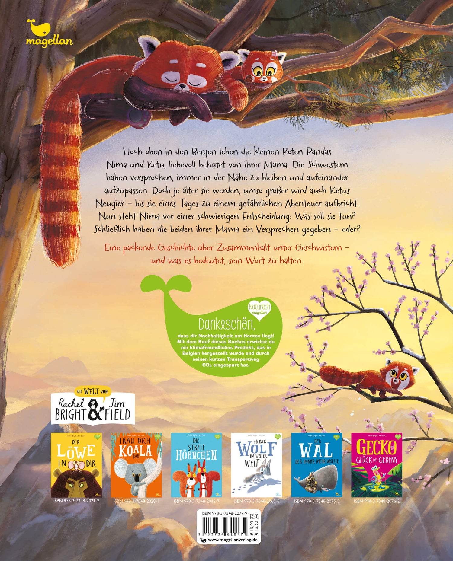 Magellan 978-3-7348-2077-9 Kleine Pandas, großes Versprechen Ein Bilderbuch zum Vorlesen ab 3 Jahren über Vertr (2)