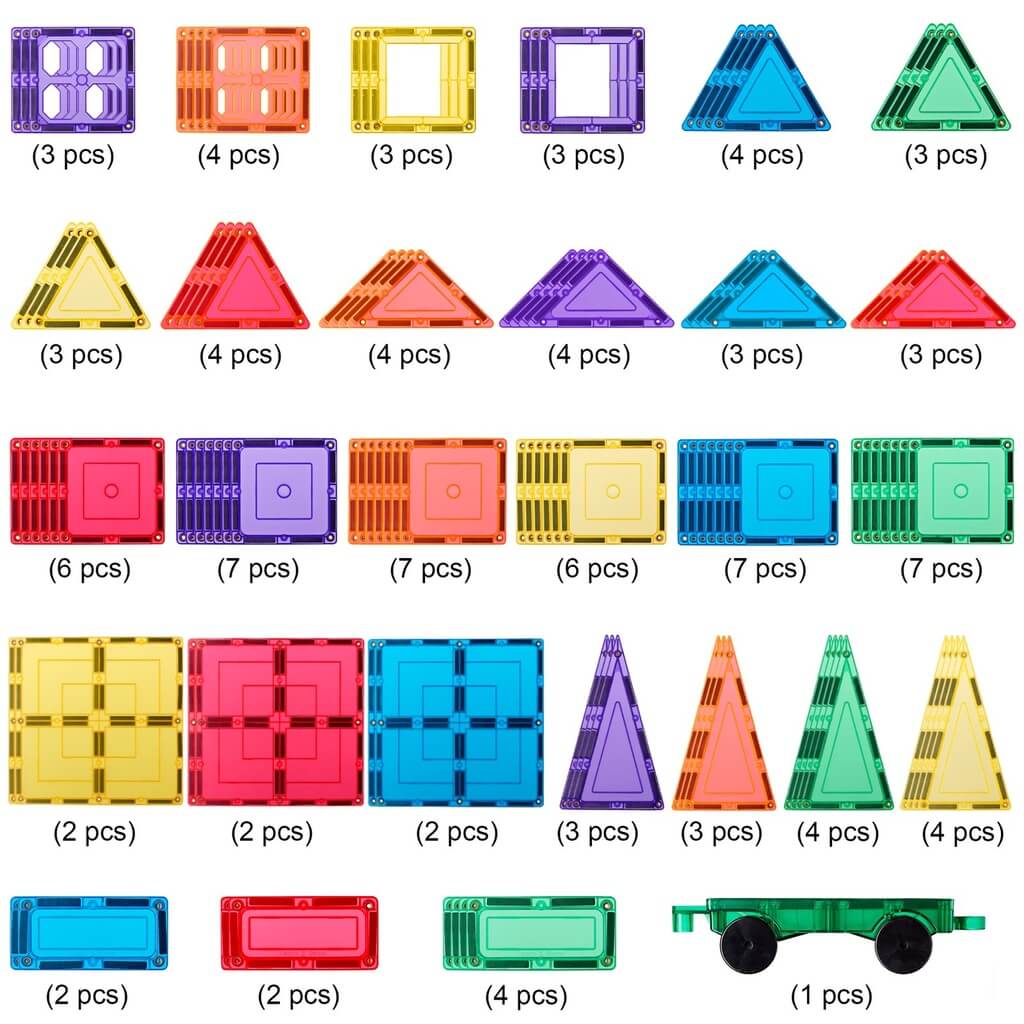 Magnetische Fliesen - Bauherren-Pack (110 Teile)