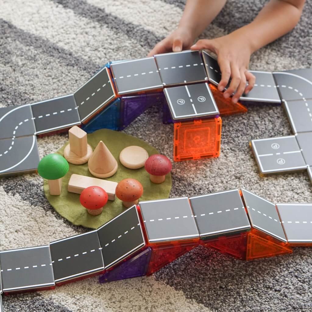 Magnetischer Fliesentopper - Straße (40 Teile)