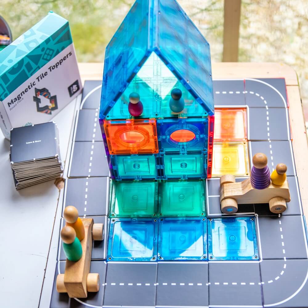 Magnetischer Fliesentopper - Straße (40 Teile)