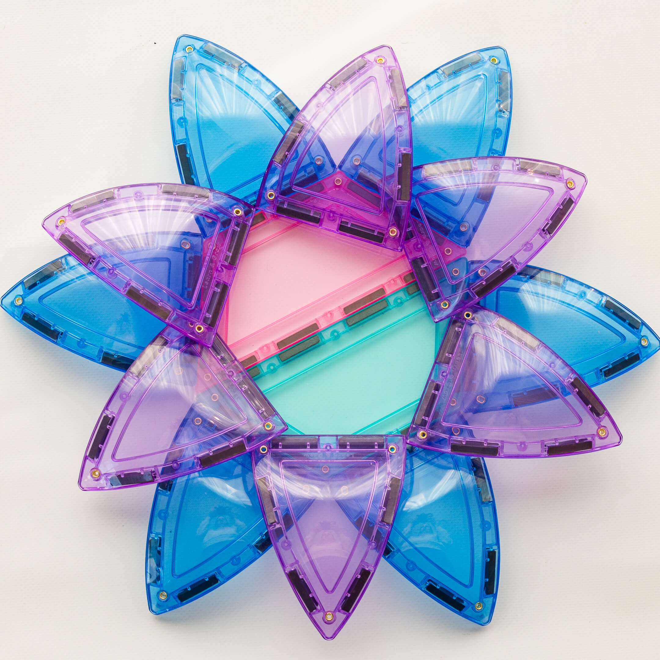 Magnetbausteine in Pastell – Kuppel-Erweiterungsset (22 Teile)