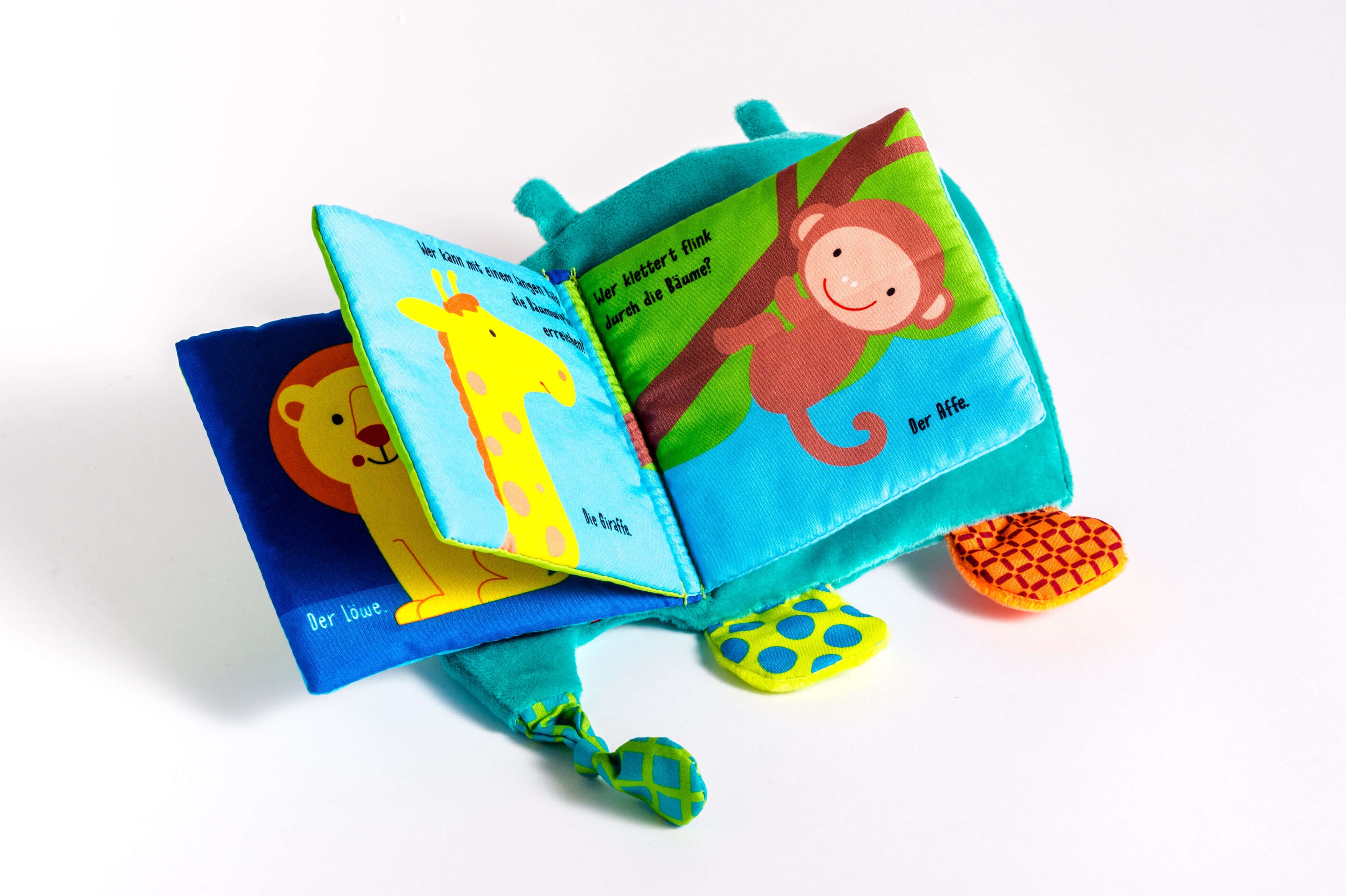 Mein Kuschel-Knisterbuch – Der Elefant und seine Freunde - Interaktives Stoffbuch ab 6 Monaten Francesca Ferri 9783328304...