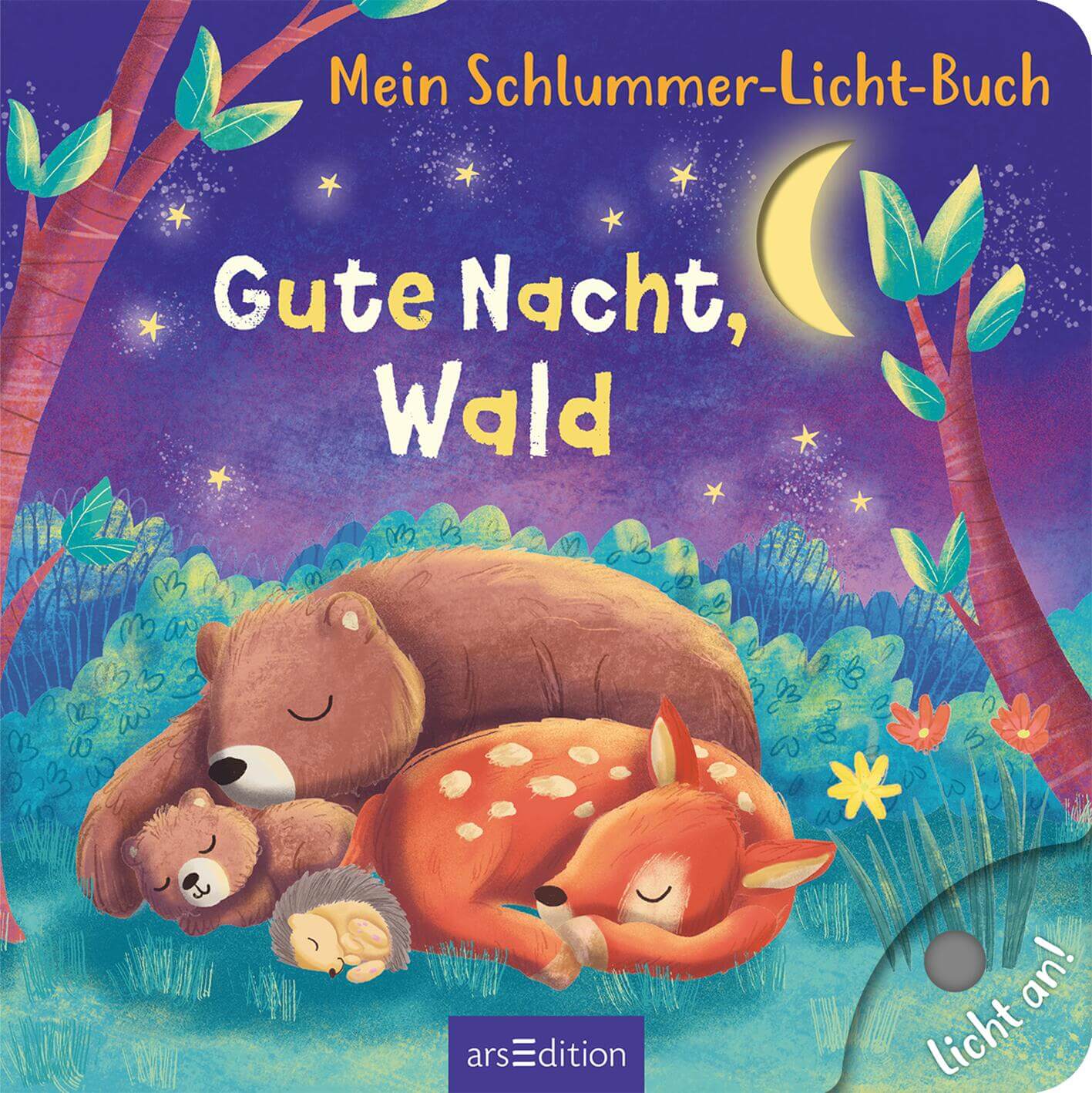Mein Schlummer-Licht-Buch: Gute Nacht, Wald mit LED-Lichtern Maria Höck 9783845859637 ArsEdition GmbH (5)
