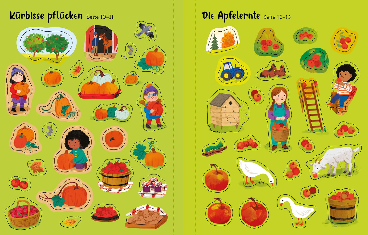 Mein erstes Stickerbuch: Bunter Herbst Stickerheft mit über 180 Stickern – typische Herbs Jessica Greenwell 9781035704408...