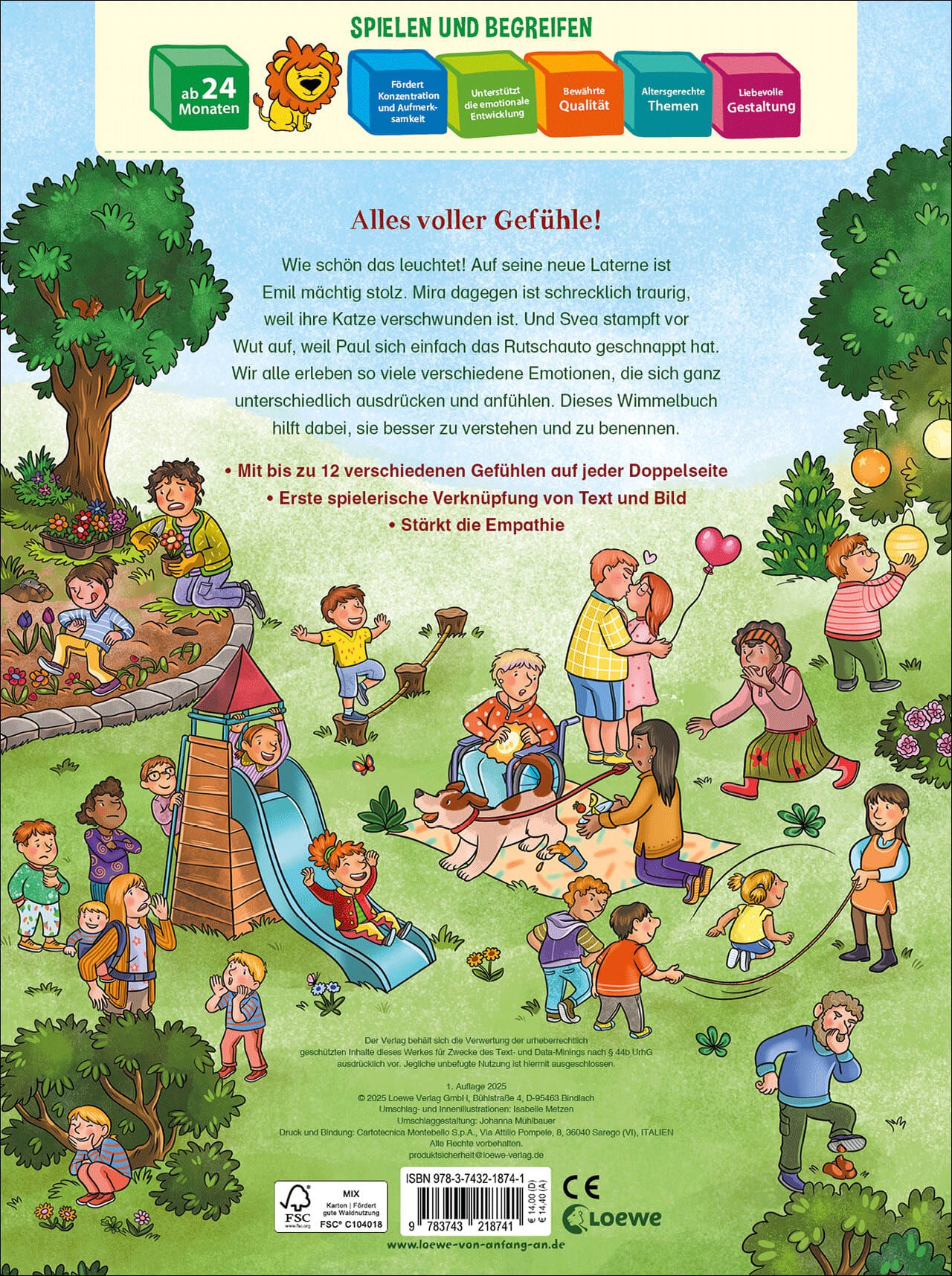 Meine Gefühle-Wimmelwelt Großes Wimmelbuch für Kinder ab 3 Jahren - Hilft K 9783743218741 Loewe Verlag GmbH (4)