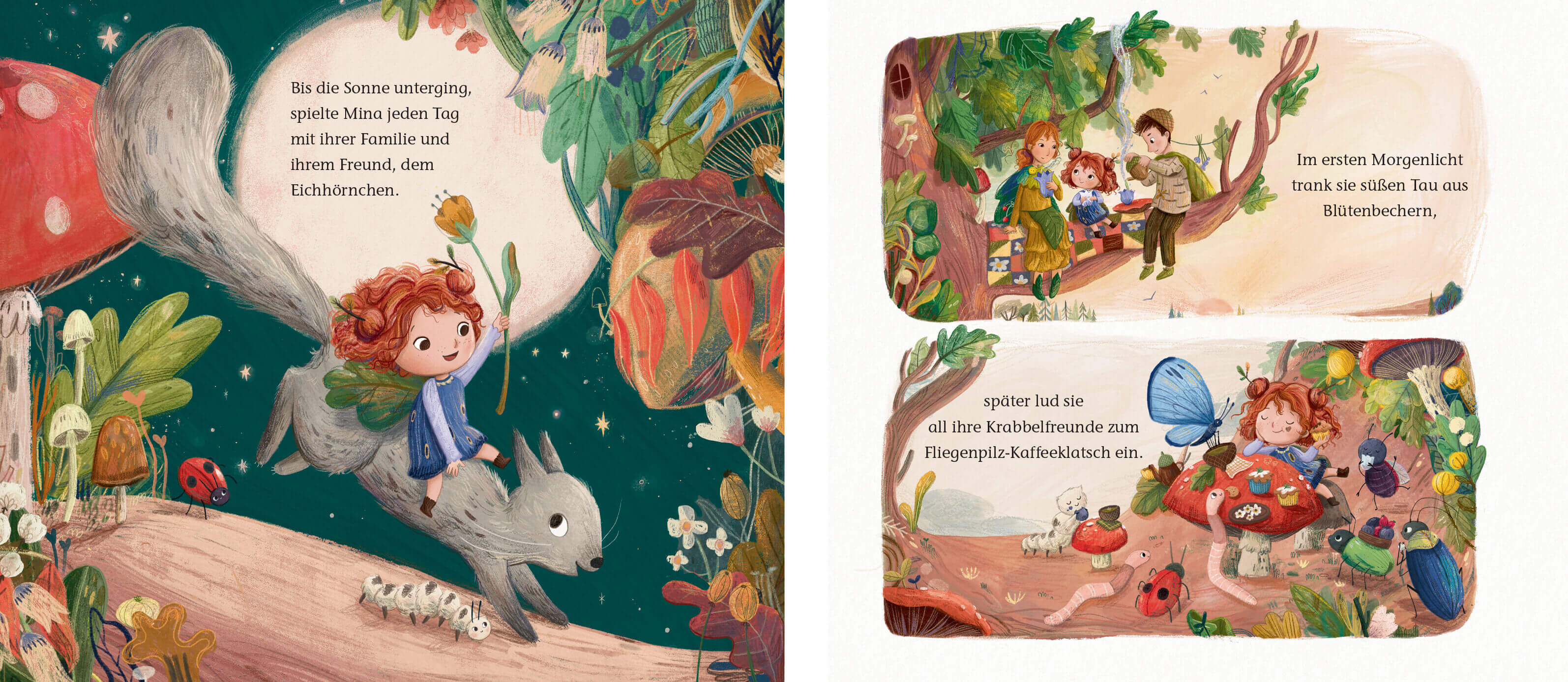 Mina und der Trau-dich-Zauber Bilderbuch ab 4 Jahren zum Mutmachen Lucy Fleming 9783328303541 Penguin Junior (3)