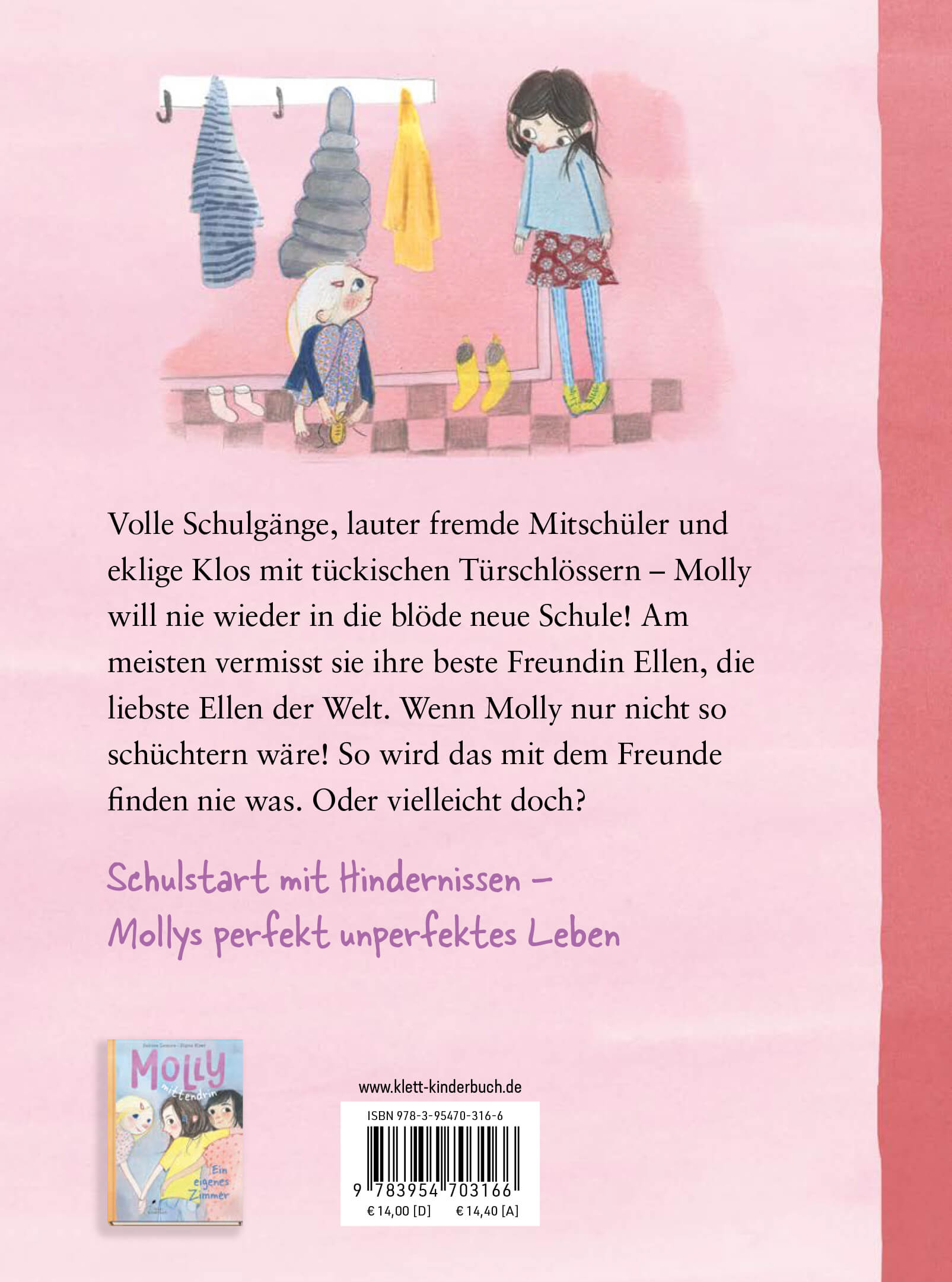 Molly mittendrin - Die neue Schule Molly mittendrin, Band 1 | Einfühlsam und lebensna Sabine Lemire 9783954703166 Klett K...