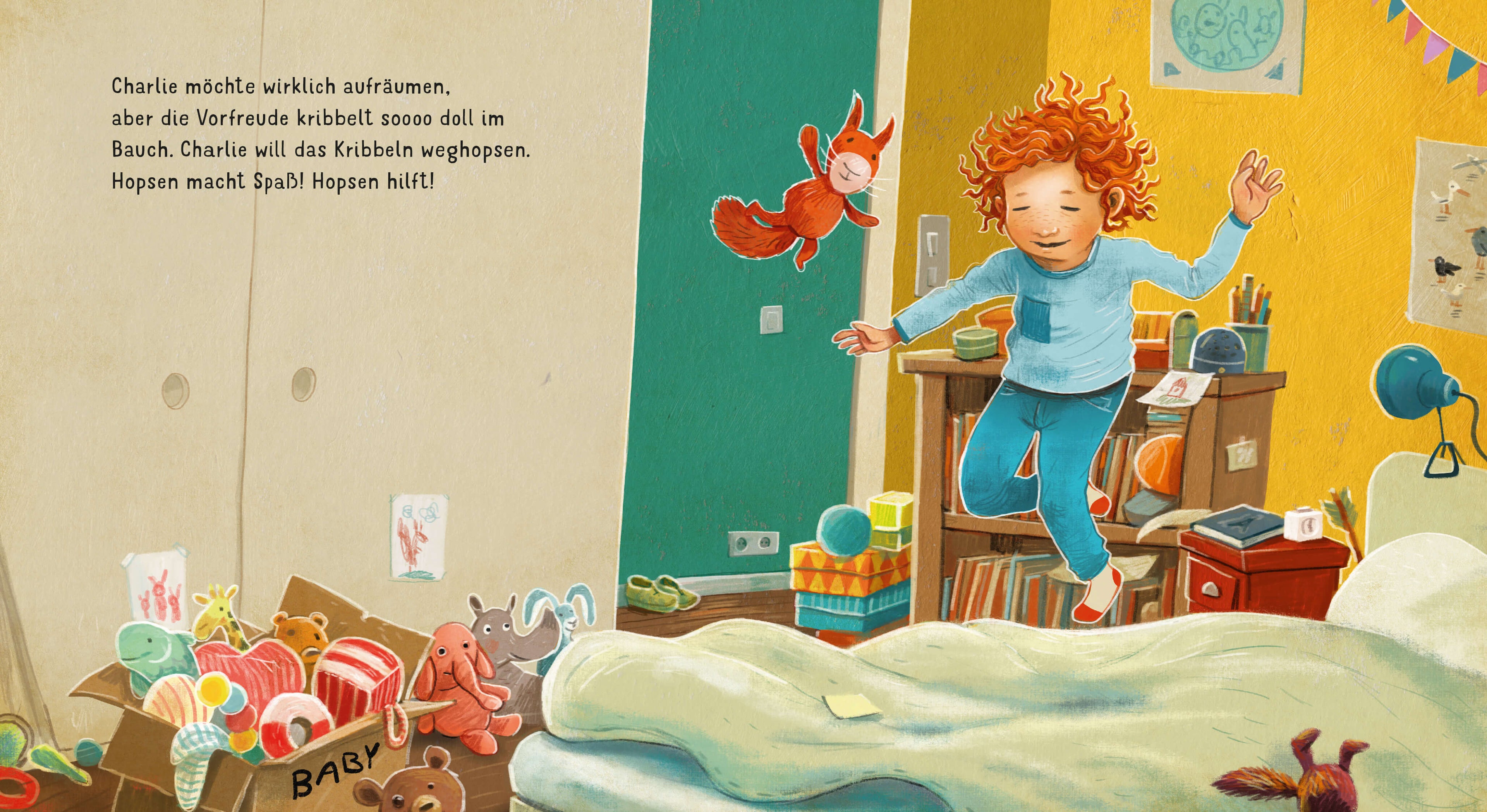 Morgen ist es soweit, Charlie! Ein bedürfnisorientiertes Pappbilderbuch über die Katja Seide 9783407759924 Verlagsgruppe...