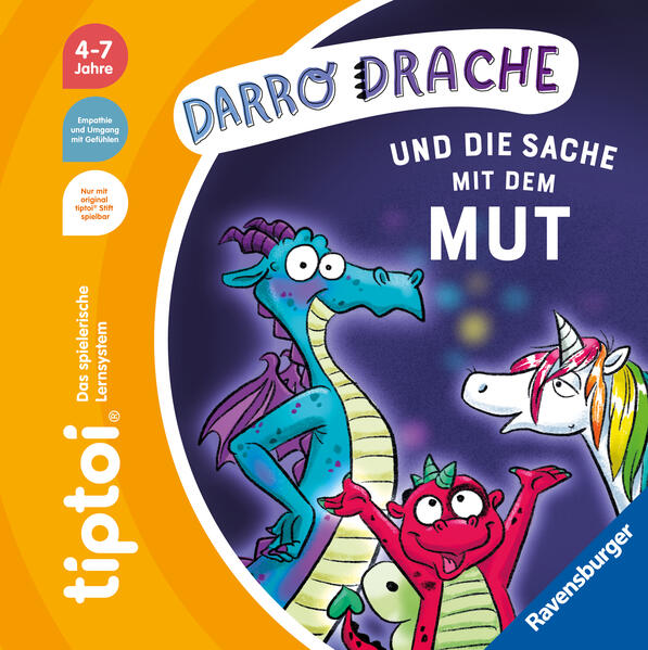 Ravensburger Verlag  978-3-473-49292-3 tiptoi® Darro Drache und die Sache mit dem Mut (1)