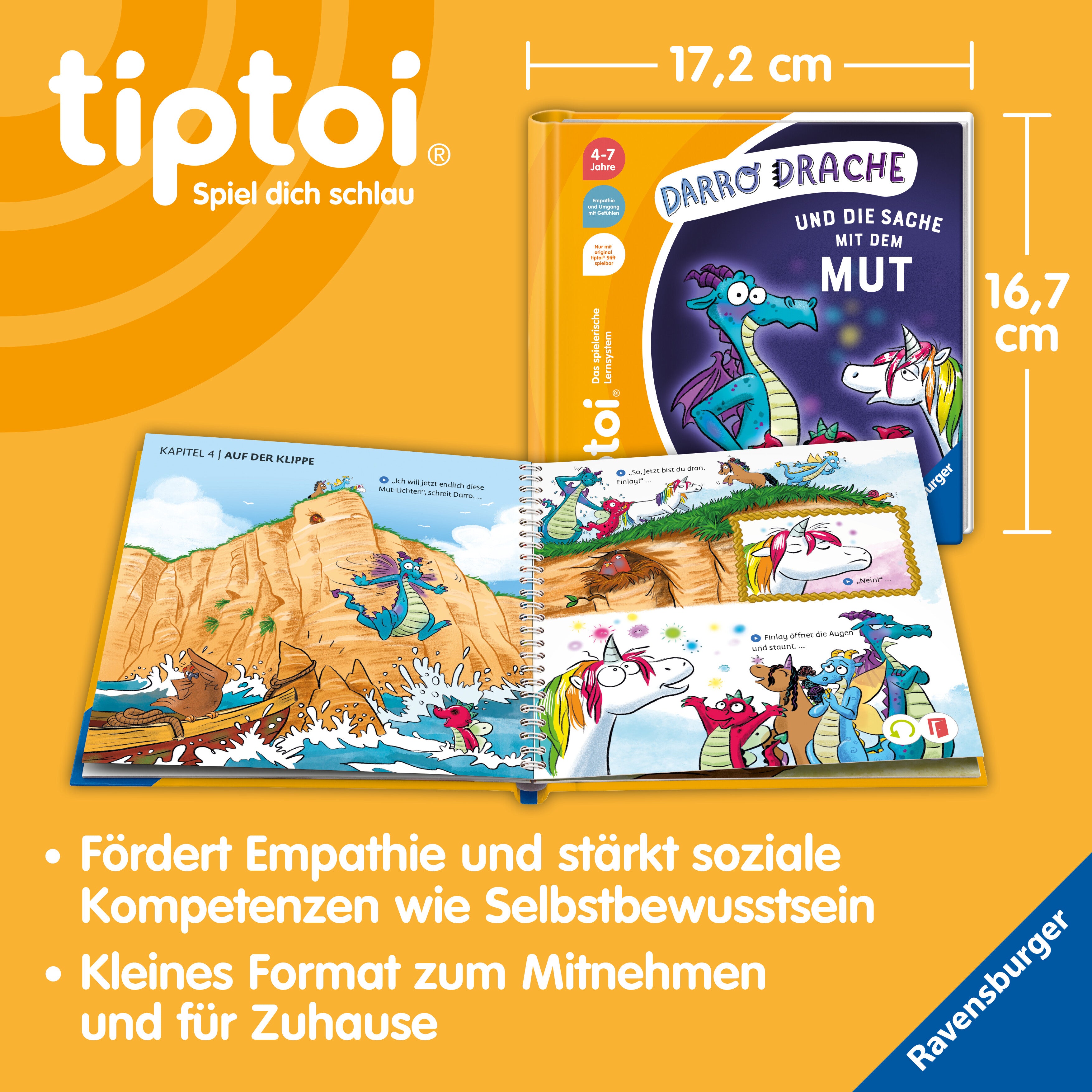 Ravensburger Verlag  978-3-473-49292-3 tiptoi® Darro Drache und die Sache mit dem Mut (5)