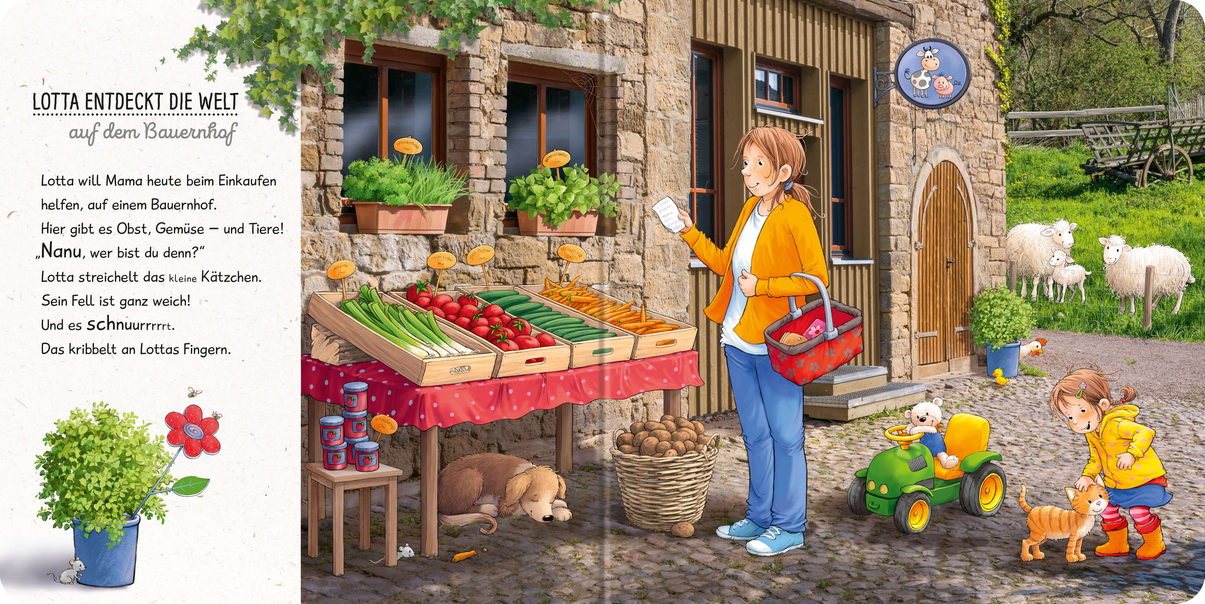 Ravensburger Verlag  9783473438778 Lotta entdeckt die Welt: Auf dem Bauernhof (4)