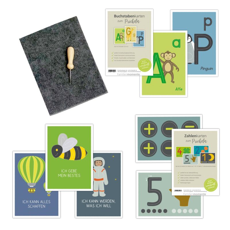 Prickel Bastelset Schulkind