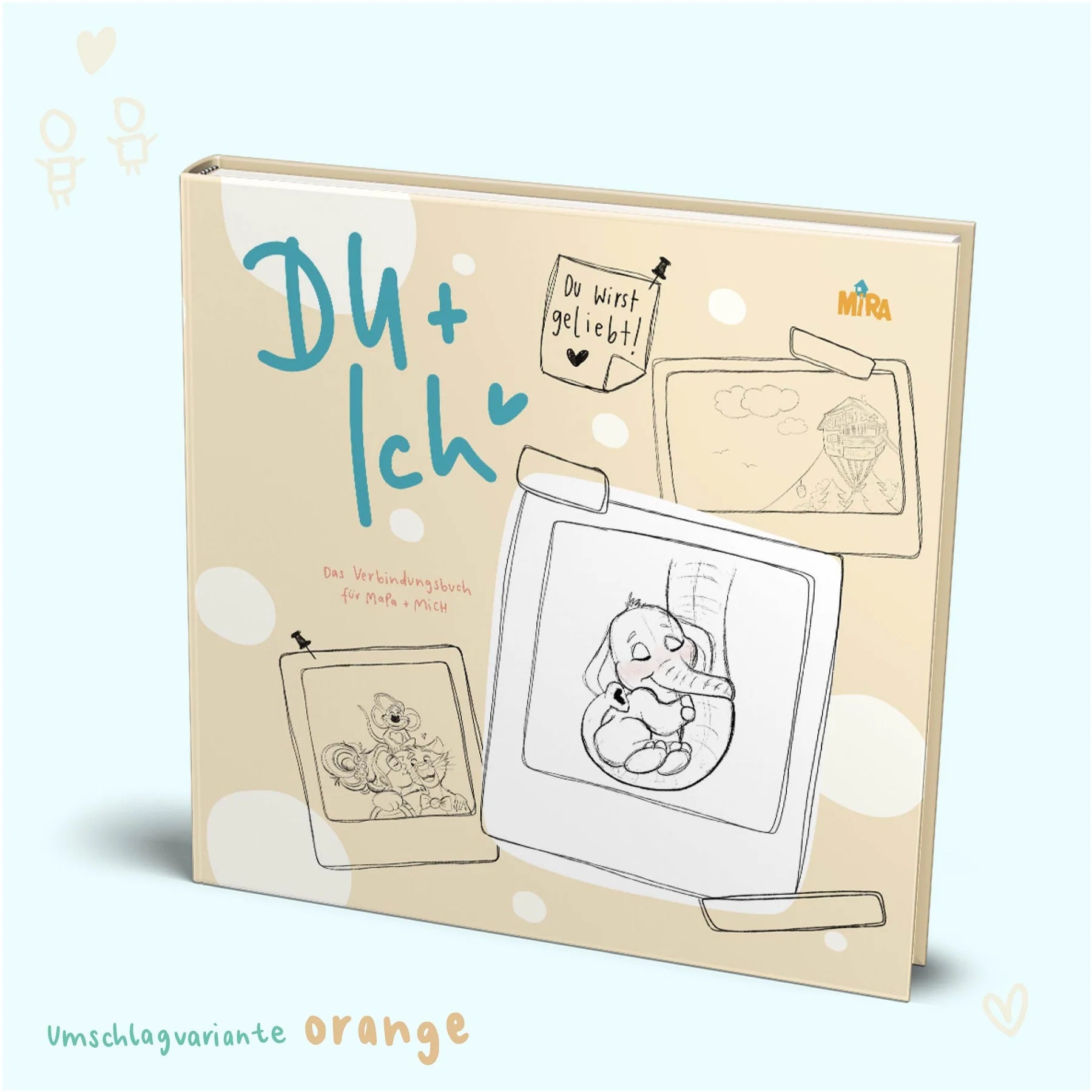 Du + Ich - Das Verbindungsbuch - orange