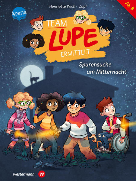TEAM LUPE ermittelt (2). Spurensuche um Mitternacht Kinder-Krimi mit Detektivrätseln ab 8 Jahren Henriette Wich 978340171...
