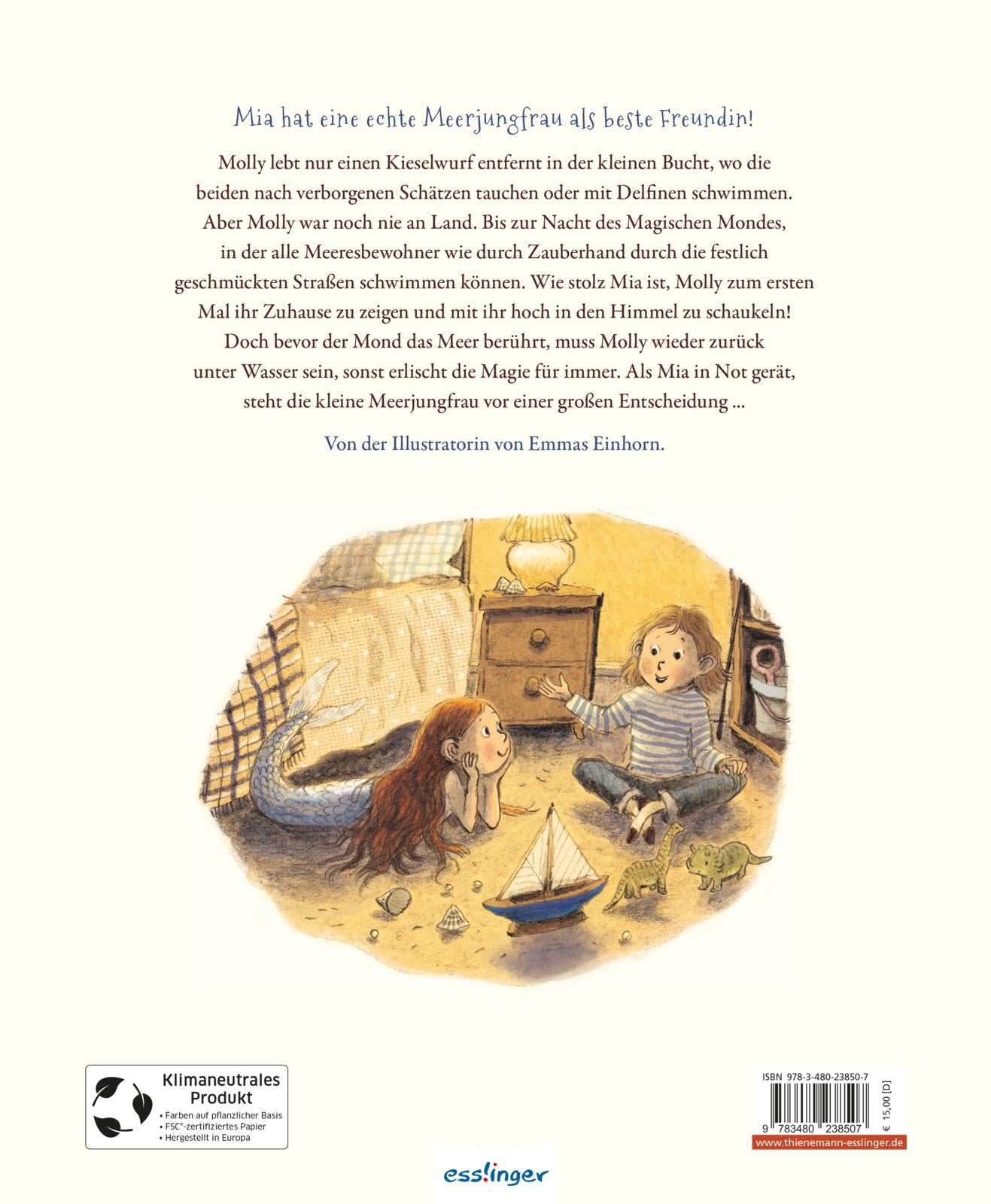 Thienemann - Esslinger 978-3-480-23850-7 Mia und die kleine Meerjungfrau Eine magische Freundschaft | Wunderschönes Abent...
