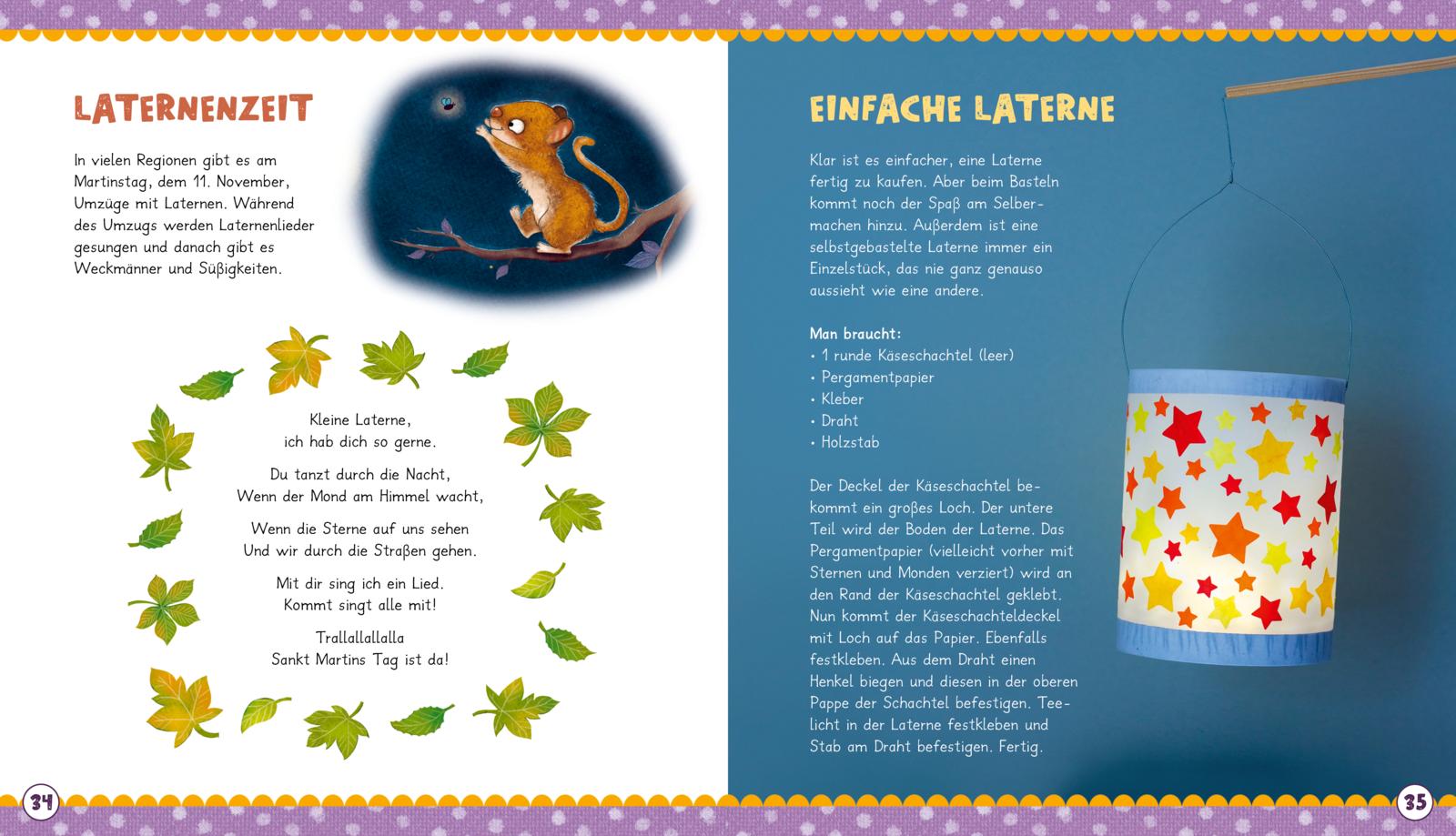 Thienemann - Esslinger 9783522186537 Der kleine Siebenschläfer: Das machen wir im Herbst! Bastel-Ideen und Rezepte (5)