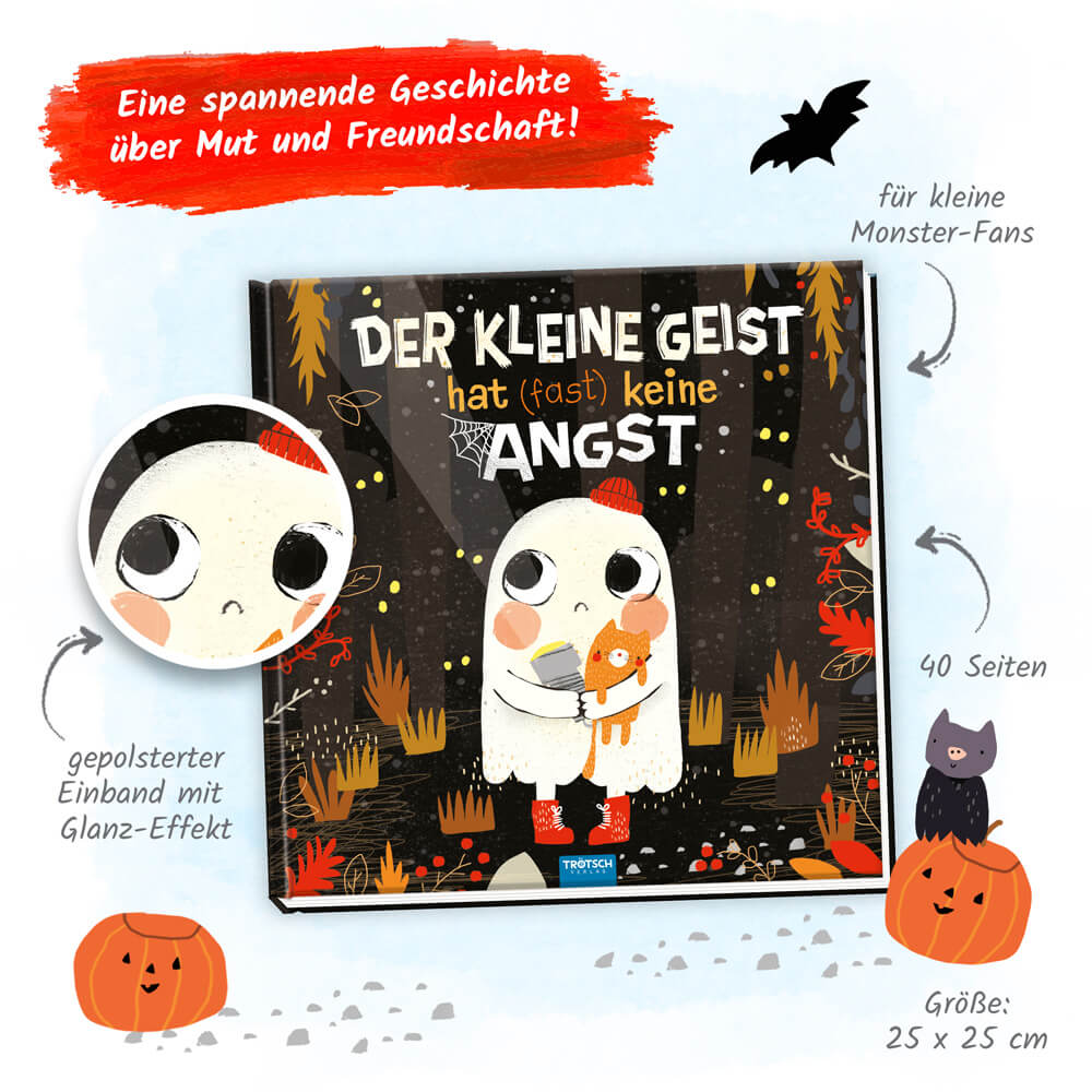 Trötsch Vorlesebuch Der kleine Geist hat (fast) keine Angst Vorlesebuch Kinderbuch Geschichtenbuch 9783988021632 Trötsch ...