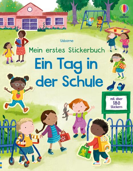 Usborne im dtv 978-1-03-570123-0 Mein erstes Stickerbuch: Ein Tag in der Schule (1)