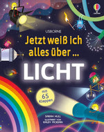 Usborne im dtv 978-1-03-570128-5 Jetzt weiß ich alles über… Licht Kindgerechtes Sachbilderbuch mit Klappen rund ums  (1)