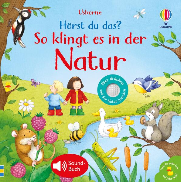Usborne im dtv 978-1-0357-0329-6 Hörst du das? So klingt es in der Natur Soundbuch mit echten Naturgeräuschen erweckt Wies...