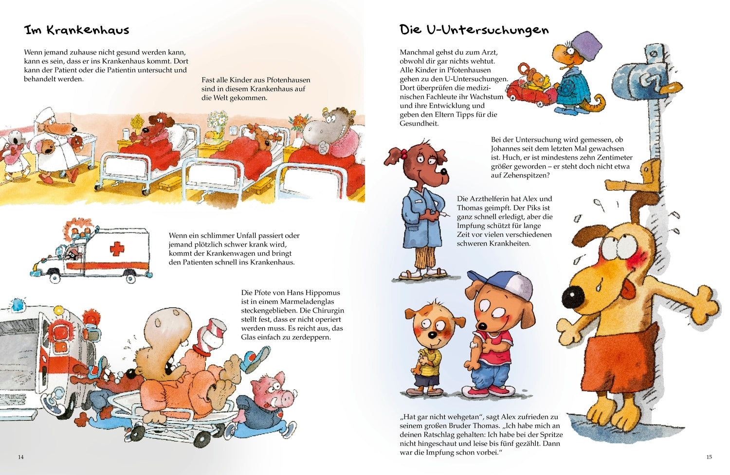 Was passiert beim Kinderarzt? Alles über Schnupfennasen, Gipsbeine und Trostpfla Mauri Kunnas 9783751206792 (3)