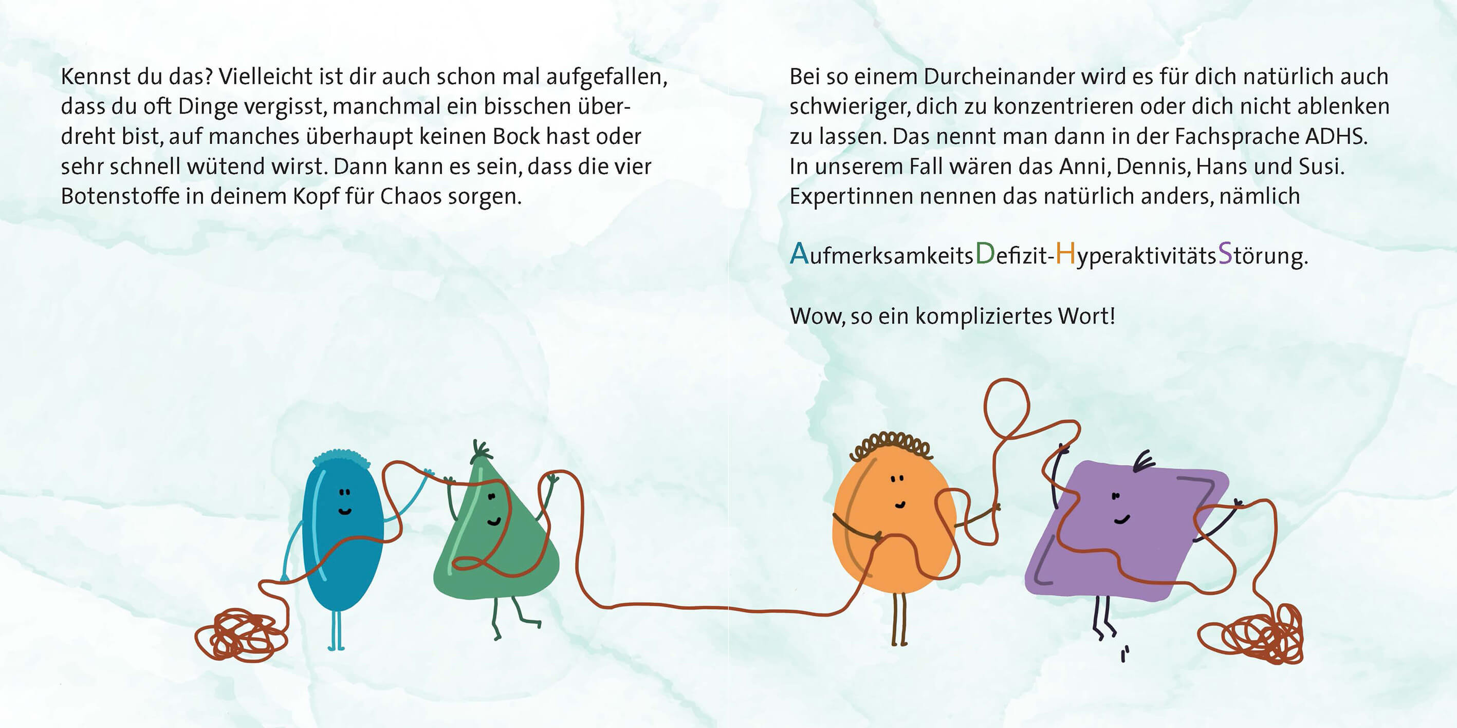 Wer macht das Chaos in meinem Kopf? ADHS für Kinder erklärt Leonie Muth 9783863216641 Mabuse Verlag (6)