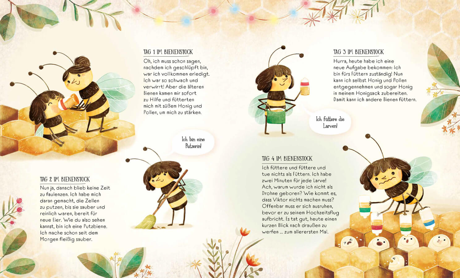 Wie Bienen leben. Matilda erzählt. Empfohlen ab 6 Jahren. Štĕpánka Sekaninová 9783735853561 frechverlag GmbH (4)