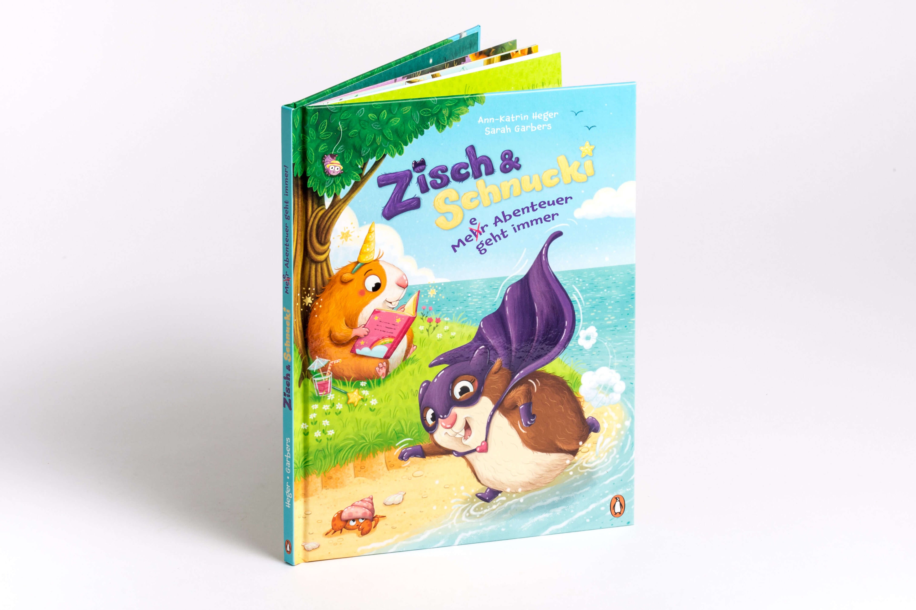 Zisch und Schnucki – Me(e)hr-Abenteuer geht immer! Bilderbuch ab 4 Jahren Ann-Katrin Heger 9783328303602 Penguin Verlag (9)