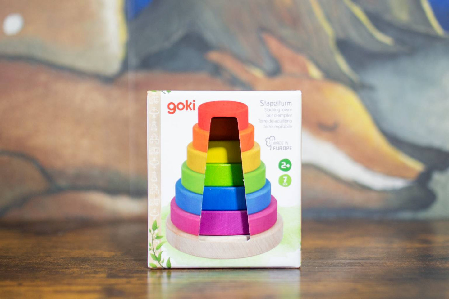 Goki: Stapelturm Regenbogen