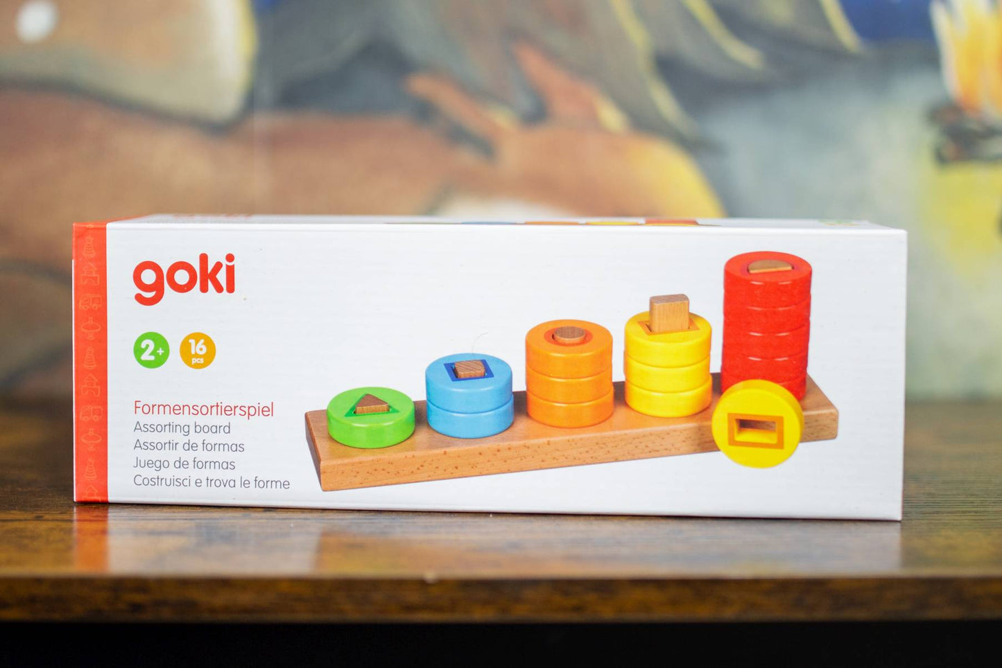 Sortierspiel mit Ringen