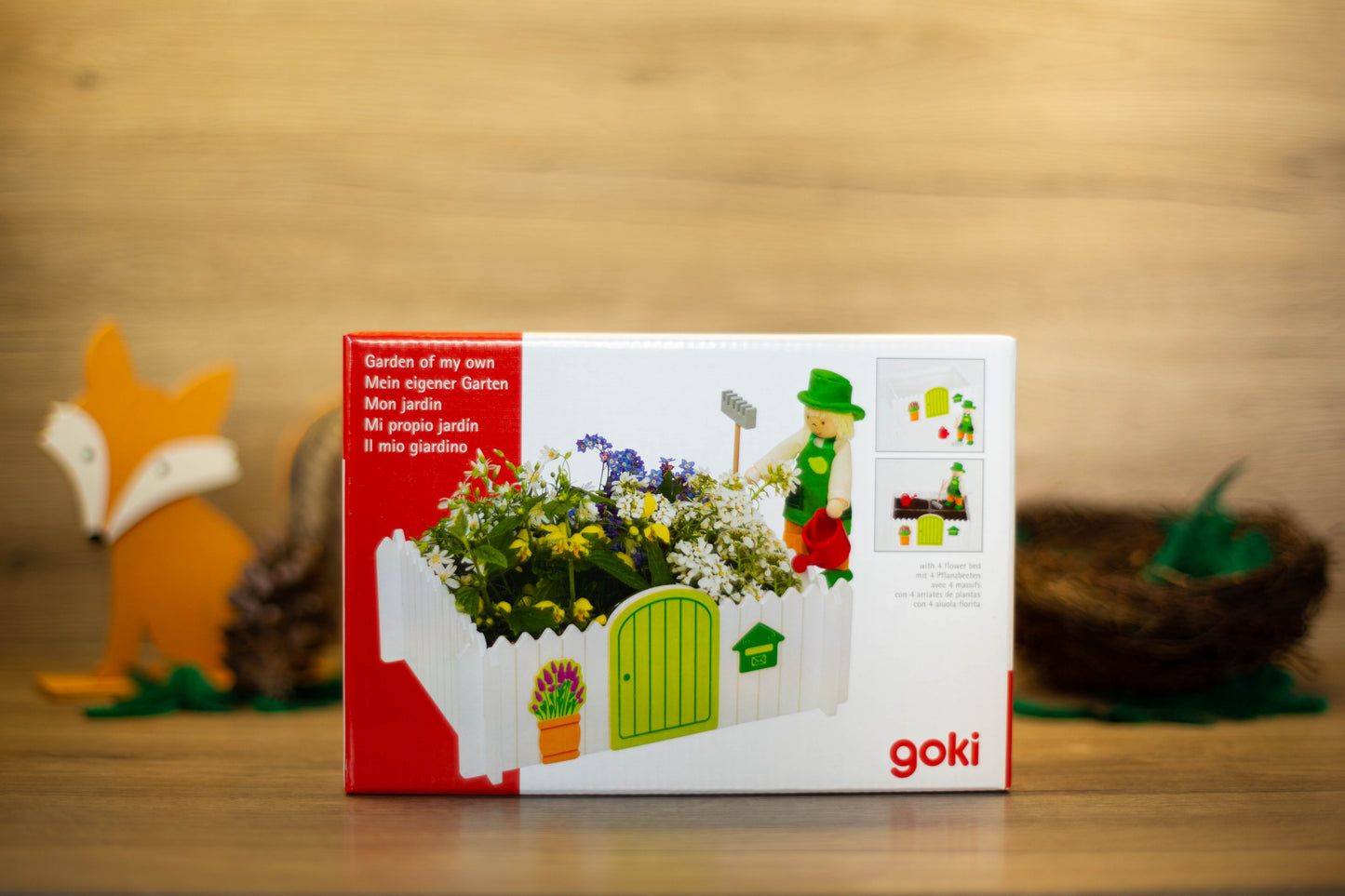 Goki: Biegepuppe Gärtner, Mein eigener Garten
