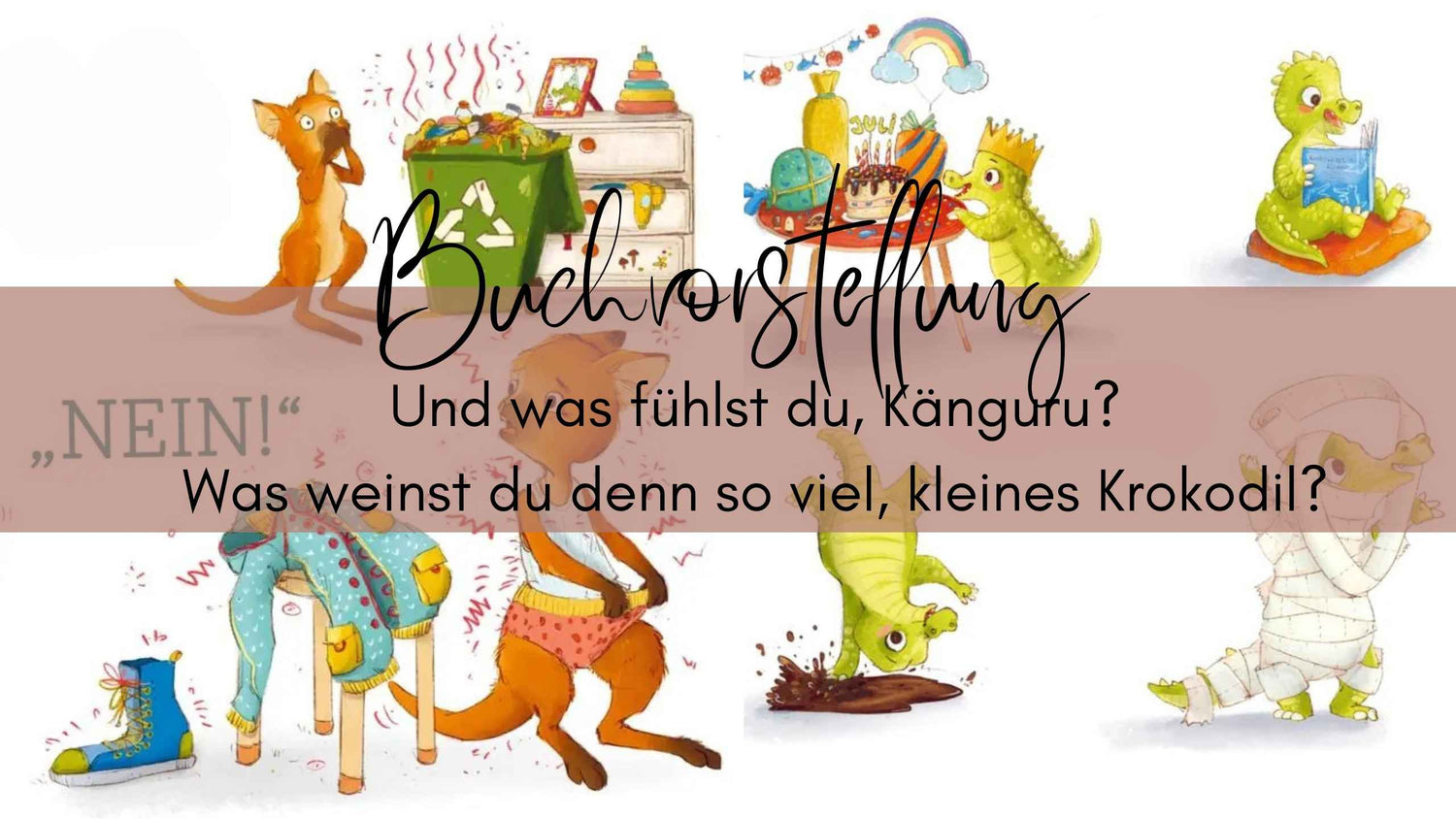Buchvorstellung "Und was fühlst du, Känguru" und "Was weinst du denn so viel, kleines Krokodil"
