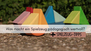 Was macht ein Spielzeug pädagogisch wertvoll?