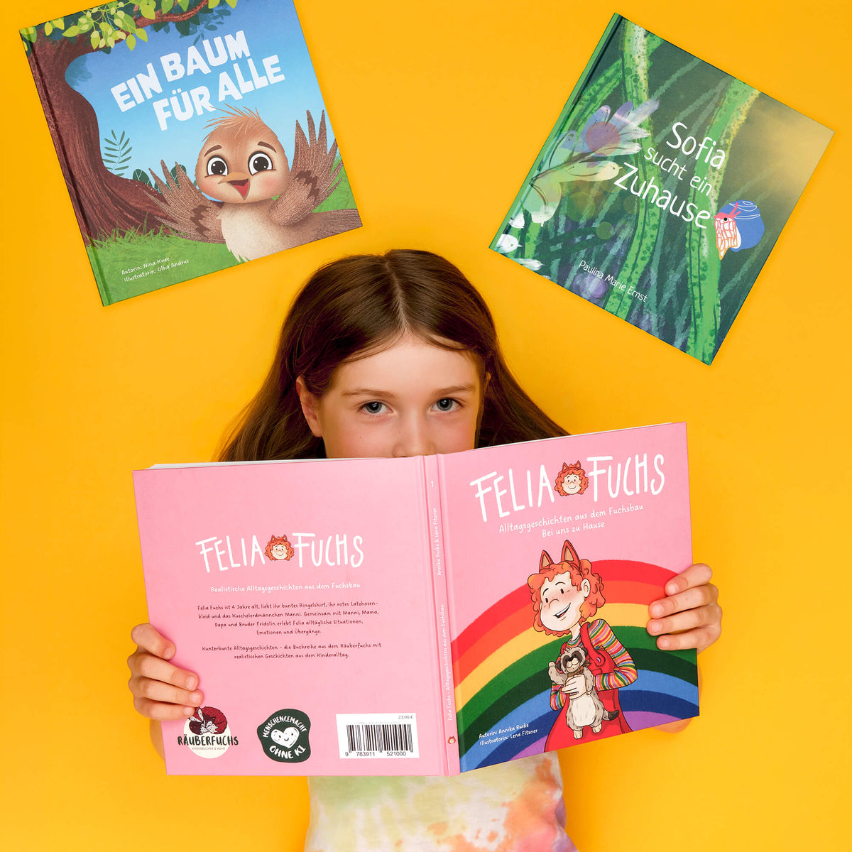 Eine Collage der Räuberfuchs Bücher