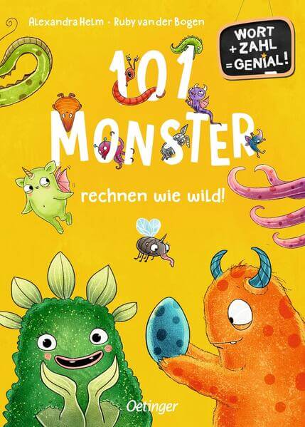  101 Monster rechnen wie wild! Wort + Zahl = genial! Level 1 Ruby van der Bogen 9783751206747 Friedrich Oetinger GmbH (1)