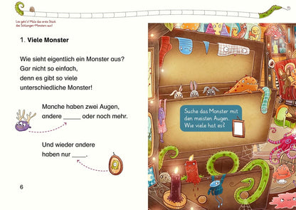  101 Monster rechnen wie wild! Wort + Zahl = genial! Level 1 Ruby van der Bogen 9783751206747 Friedrich Oetinger GmbH (3)