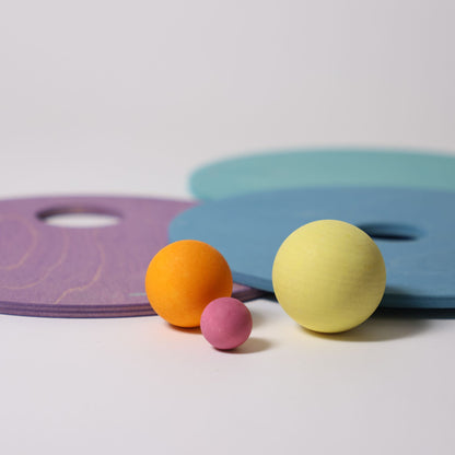 GRIMM’S x Stapelstein® Kullerscheiben Cool Pastell