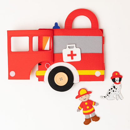 Quietbook: Travel Buddy Feuerwehr