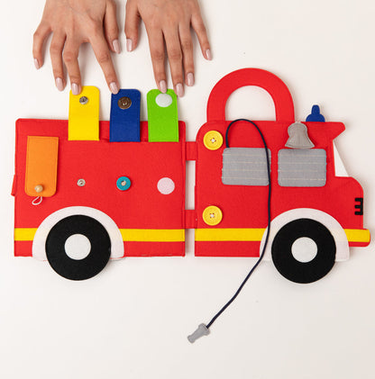 Quietbook: Travel Buddy Feuerwehr