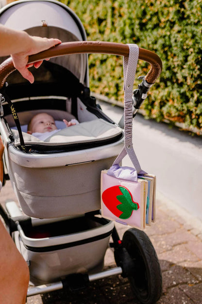 Buggy-Band für Quiet Books - grau