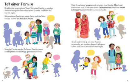 Mein erstes Stickerbuch: Familien
