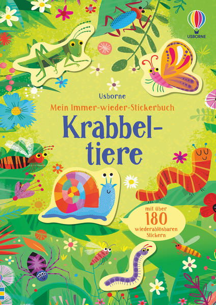 Mein Immer-wieder-Stickerbuch: Krabbeltiere