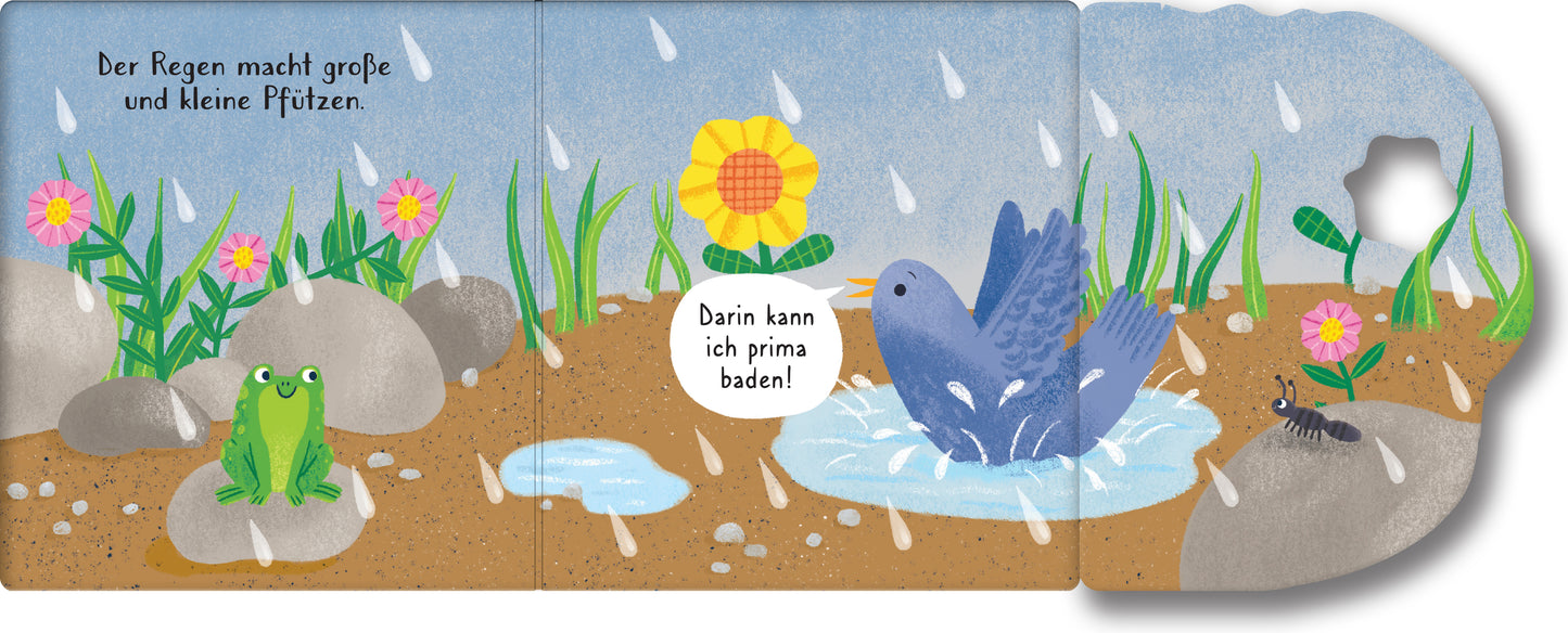 Das kleine Buch mit großen Klappen: An einem Regentag