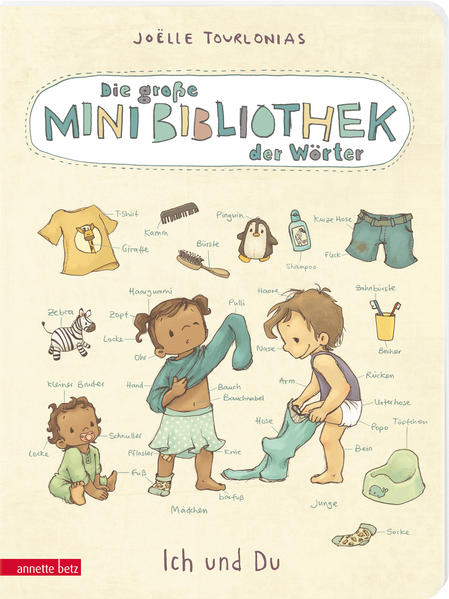 Die große Mini-Bibliothek der Wörter - Ich und Du: Pappbilderbuch für Kinder ab 24 Monaten (Die Mini