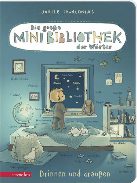 Die große Mini-Bibliothek der Wörter - Drinnen und draußen: Pappbilderbuch (Die große Mini-Bibliothe