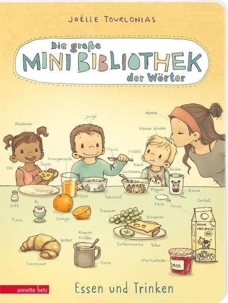 Die große Mini-Bibliothek der Wörter - Essen und Trinken: Pappbilderbuch für Kinder ab 24 Monaten (D