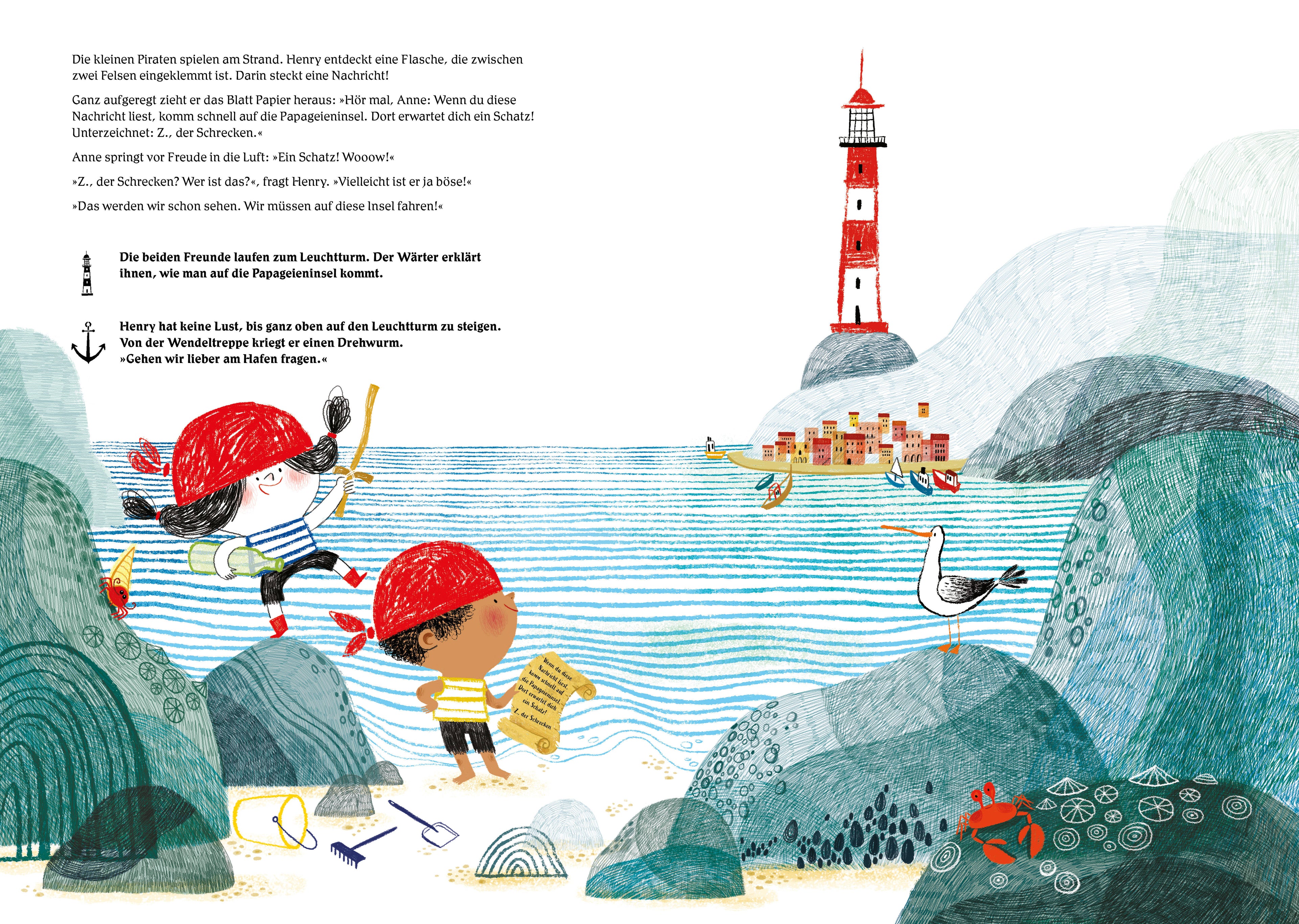 Finde den Piratenschatz! Ein Spiele-Buch
