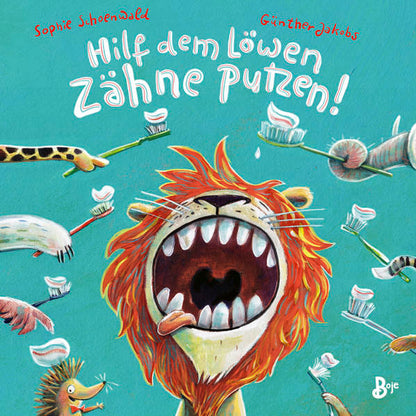 Hilf dem Löwen Zähne putzen! (Pappbilderbuch)